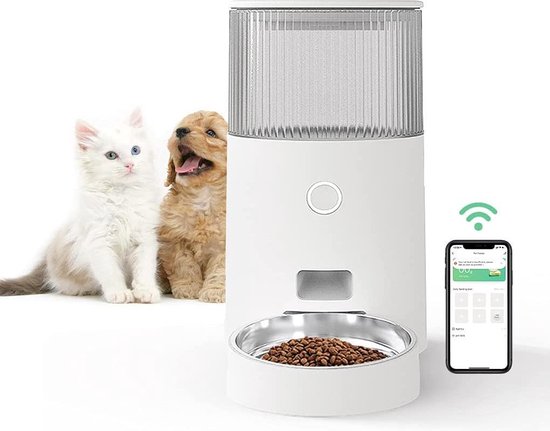 WiFi met APP-bediening Automatische Huisdier Voerbak voor - WiFi - €69,99