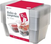 LIFE STORY Set van 10 transparante dozen - 6 L.