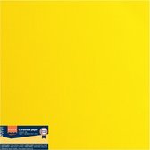 Florence Karton - LemonGeel - 305x305mm - Ruwe textuur - 216g