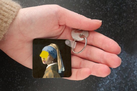 Porte-clés - Boucle d'oreille fille à la perle - Vermeer - Art - Plastique