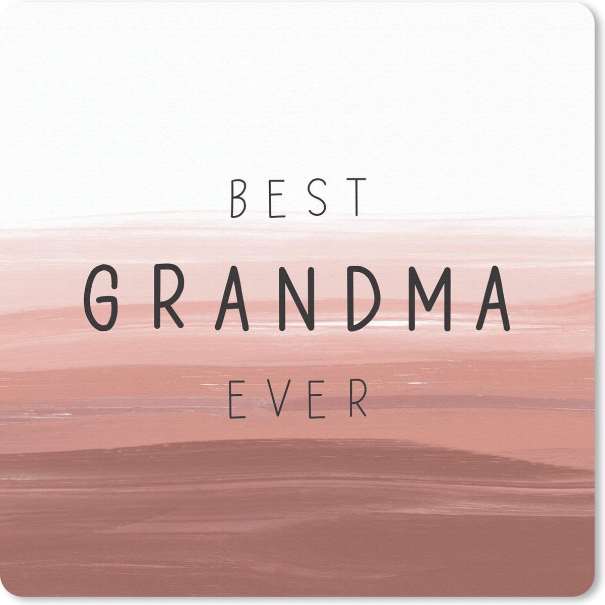 Muismat 20x20 cm - Mousepad Oma - Spreuken - Best grandma ever - Quotes - Muismatten