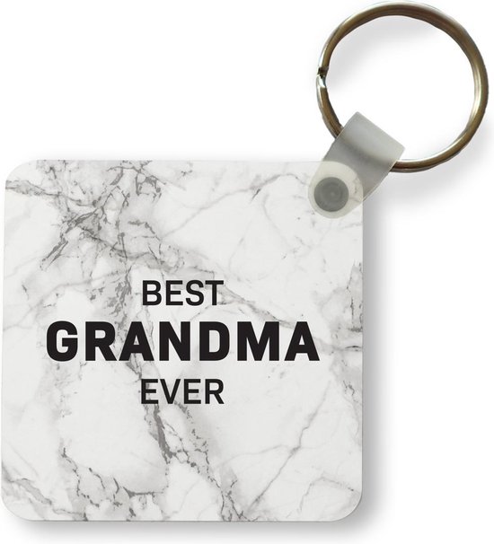Sleutelhanger - Uitdeelcadeautjes - Oma - Quotes - Best grandma ever - Spreuken - Plastic