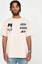 JORCUSTOM Sponsor Loose Fit T-Shirt - Sand - Volwassenen - Maat XS