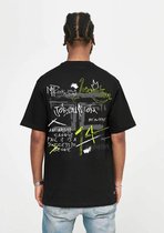 JORCUSTOM Graffiti Loose Fit T-Shirt - Zwart - Volwassenen - Maat XS