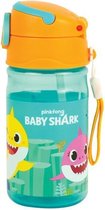 Baby Shark Drinkfles Happy Shark Junior 350 Ml Groen/geel