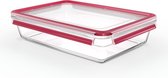 Tefal MasterSeal N1041210 boîte hermétique alimentaire Rectangulaire 3 L Transparent, Rouge 1 pièce(s)