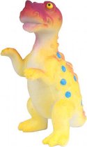 speelfiguur Ceratosaurus 5 cm rubber geel/rood