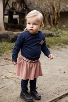 Koko Noko meisjes rok met logo in de band Soft Pink