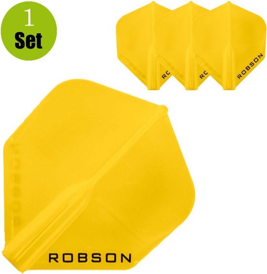 Bull's Robson Plus Flight Std. - Yellow - Dart Flights van Bull's — afbeelding 4