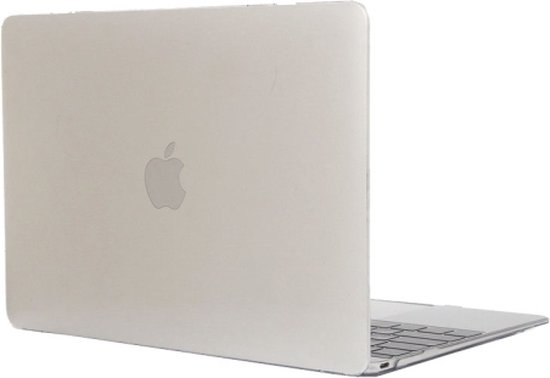 Macbook 12 inch case van By Qubix - Transparant (clear) - Macbook hoes Alleen geschikt voor Macbook 12 inch (model nummer: A1534, zie onderzijde laptop) - Eenvoudig te bevestigen macbook cover!