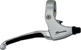 remgrepenset rollerbrake 3-vinger zilver 2-delig