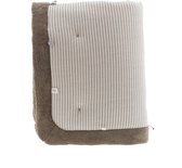 Snoozebaby Tapis de jeu ou box Mat Cheerful Playing - matériau durable - avec étiquettes - 75x95cm - Marron chaud
