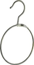 De Kledinghanger Gigant - 5 x Riemhanger metaal verchroomd met haak, Ø 12 cm