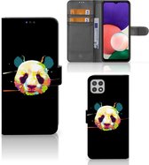 Telefoontas Geschikt voor Samsung Galaxy A22 5G Hoesje ontwerpen Panda Color Sinterklaas Cadeautje