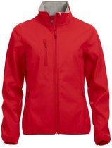 Clique Basic Softshell Jacket Ladies 020915 - Vrouwen - Rood - XXL