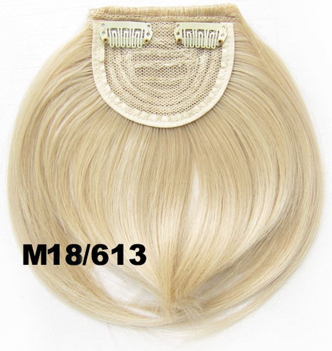Pony hairextension clip in blond - M18/613#