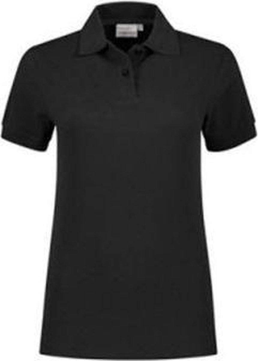 Santino Ricardo Dames Polo-shirt korte mouwen - L - Zwart