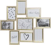 Fotolijsten DKD Home Decor Hout Tropisch Lakens (58.5 x 3 x 51 cm)