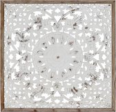 Decoratieve figuren DKD Home Decor Indiaas Metaal Hout MDF (95 x 3.8 x 95 cm)
