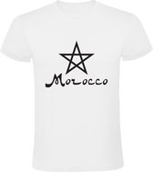 Morocco Heren t-shirt | marokko | Wit