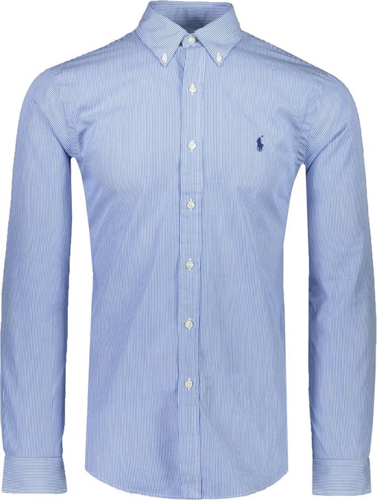 Roest dump communicatie Polo Ralph Lauren Overhemd Blauw Getailleerd - Maat M - Heren - Never out  of stock... | bol.com