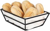 Broodmand Viejo Valle Zwart Mand 100% katoen (21 x 16 x 7 cm)