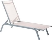 Solstol DKD Home Decor liggend PVC Aluminium (191 x 58 x 98 cm)