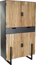 Kast DKD Home Decor Metaal Acacia (100 x 45 x 185 cm)