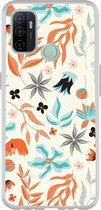 Smartphonebooster Telefoonhoesje - Back Cover - Geschikt Voor Oppo A53 - Blue En Blue