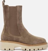 Linea Zeta Chelsea boots taupe Suede - Dames - Maat 42