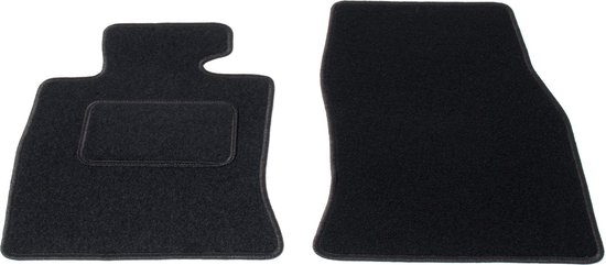 Tapis de voiture avant - tissu noir - convient pour Mini Cooper R56, R57  2006-2013 | bol.com