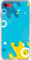 Smartphonebooster Telefoonhoesje - Back Cover - Geschikt Voor Apple IPhone SE (2020) - Blue En Blue