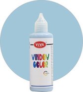 Glasverf - poederblauw - Viva Windowcolor - 90ml