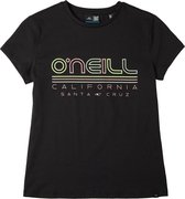 O'Neill T-Shirt Girls All Year Ss T-Shirt Black Out - A 140 - Black Out - A 100% Katoen Round Neck