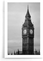 Walljar - Londen - Big Ben - Zwart wit poster