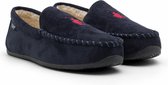 Polo Ralph Lauren  Pantoffels Blauw  - Maat 44 - Heren - Herfst/Winter Collectie - Suède