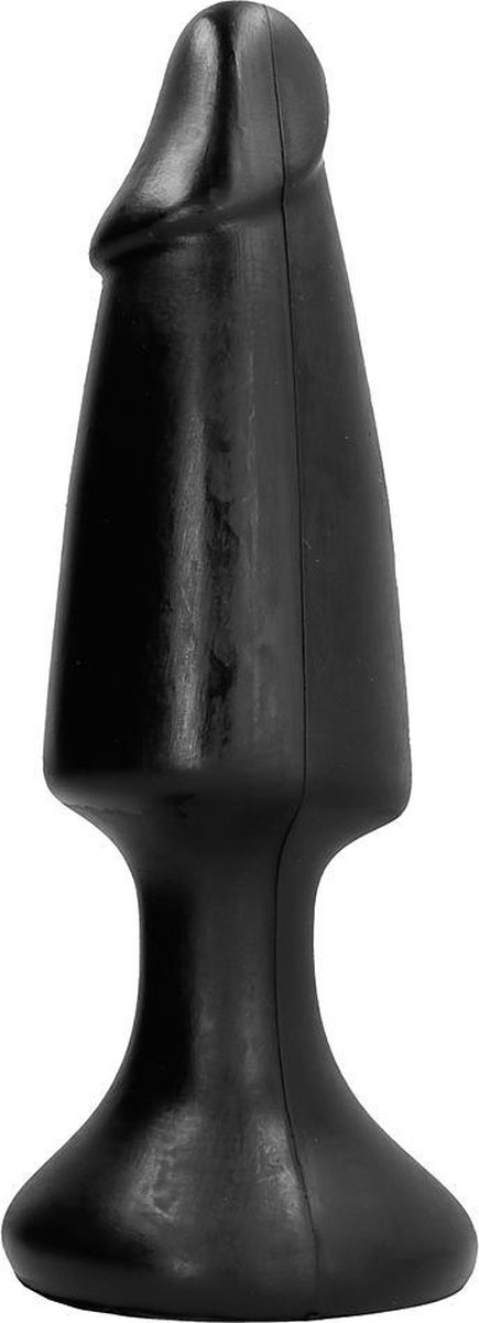 Goedkoopste All Black Buttplug 35 x 6,5 cm - zwart