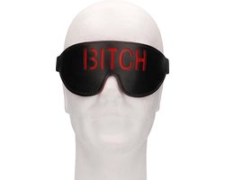 Ouch! Blindfold - BITCH - Black