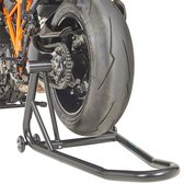 Datona® -  Paddockstand - Enkelzijdige Ophanging - Ducati (21,7 en 25,7 mm) - Inclusief Adapter Voor Ducati Motoren - Ideaal Voor Stalling Motoren - Zwart