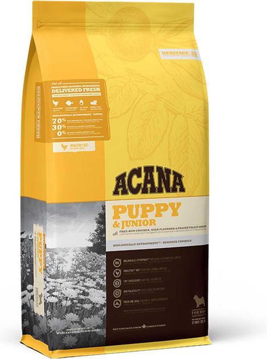 Acana HERITAGE Puppy & Junior 17 kg. | 17 kilogram