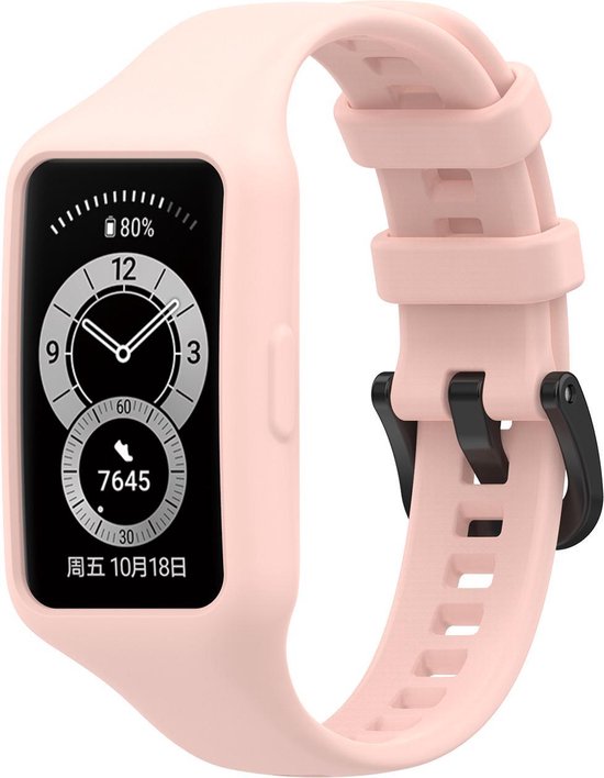 YONO Huawei Band 6 Bandje - Siliconen - Roze | bol.com