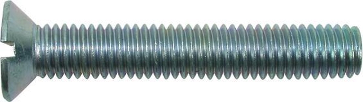 Metaalschroef rvs A2 pk M4x10mm DIN963 (doos a 200 stuks)