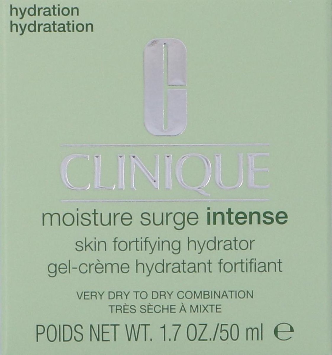Clinique Moisture Surge Intense Skin Fortifying Hydrator Gelcrème Gecombineerde droge huid - 50 ml - Clinique