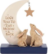 Something Different Beeld/figuur Love You To The Moon & Back Resin Multicolours