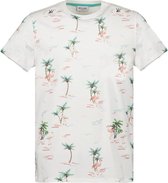 DEELUXE T-shirt met tropische print PAPEETE Natural