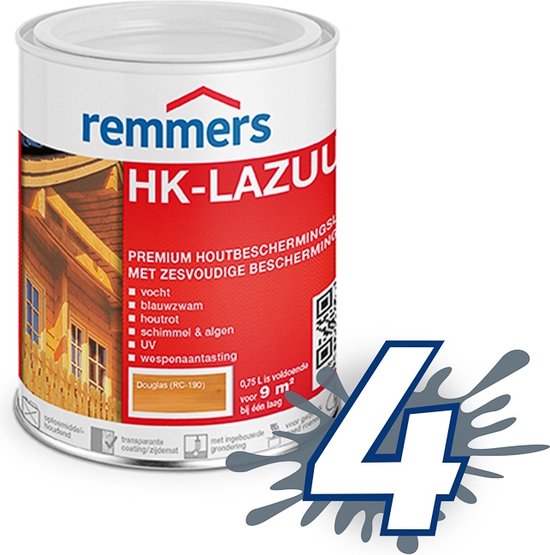 Remmers HK-Lazuur 0.75 liter Douglas - Remmers