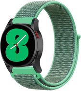 Strap-it Samsung Galaxy Watch 4 - 40mm nylon band - mint