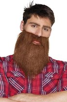 baard Hipster heren bruin