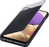 Samsung Galaxy A32 5G hoesje - S View Wallet Cover - Zwart