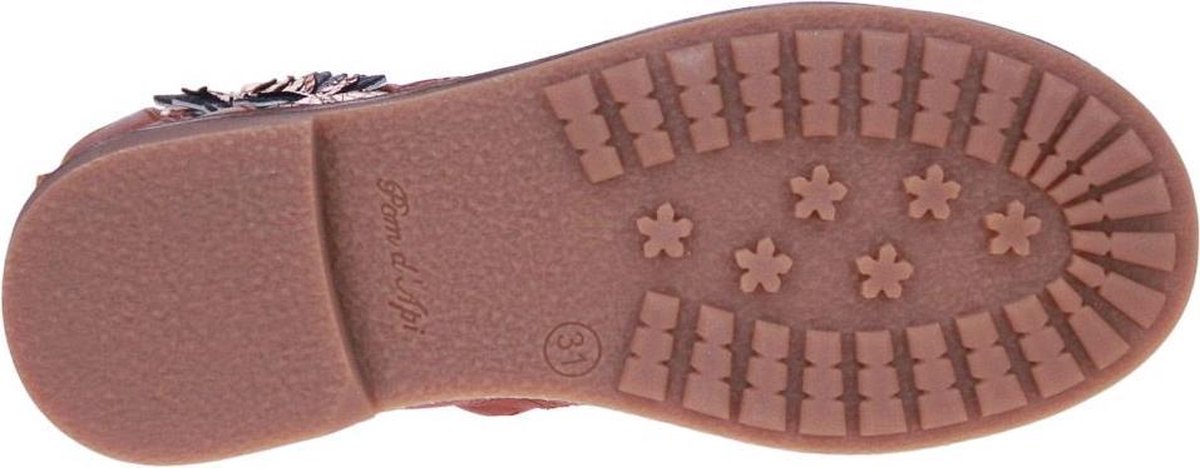 Pom d'Api Trip Leaf Cognac Enkellaars